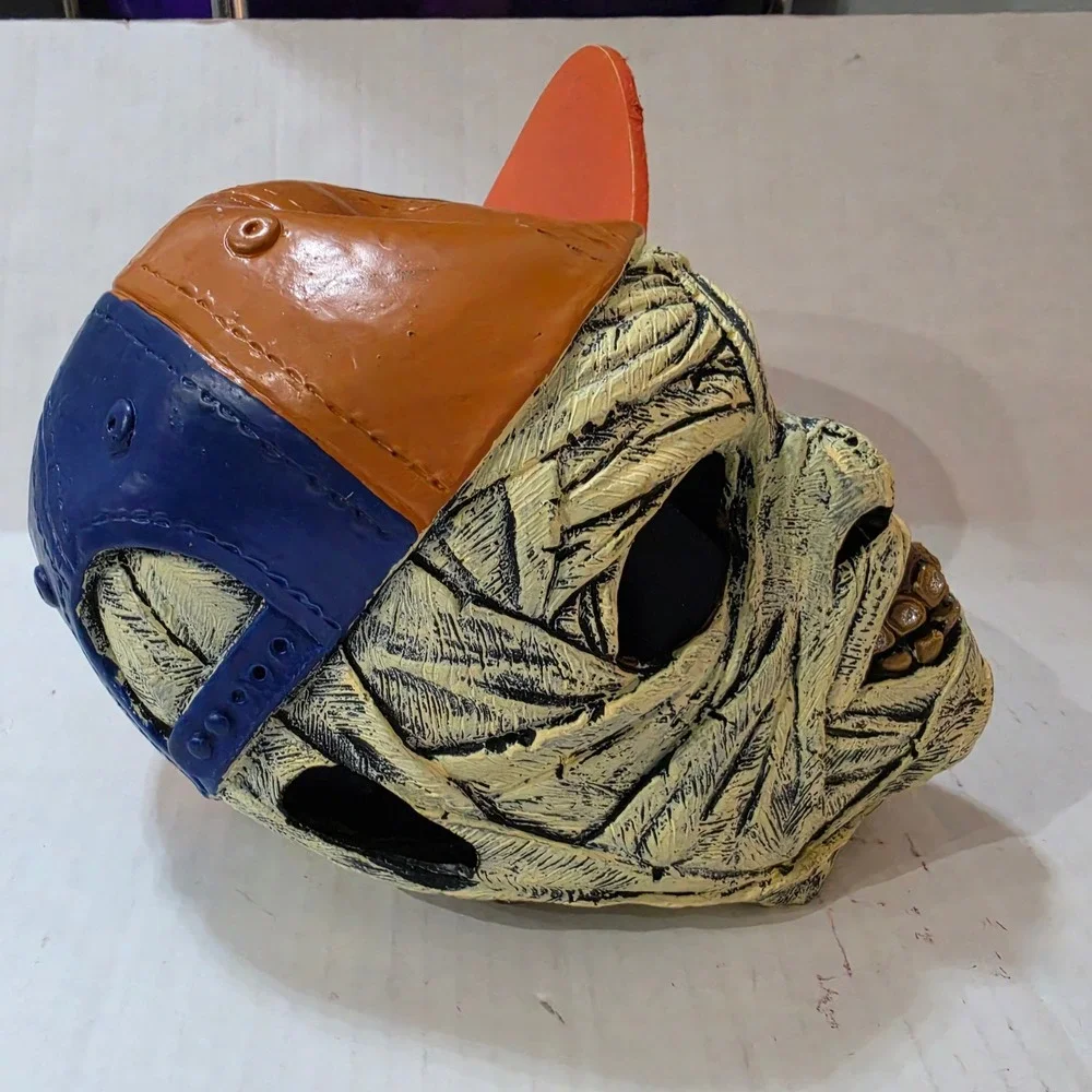 Vintage 2008 Disguise Inc FaceBall Mummy Mask Baseball Cap Hat Costume Y2K Kids